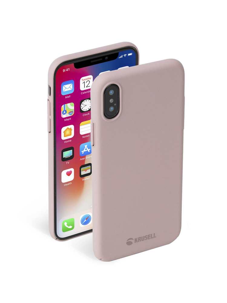 Krusell Sandby Cover Apple iPhone XS dusty pink