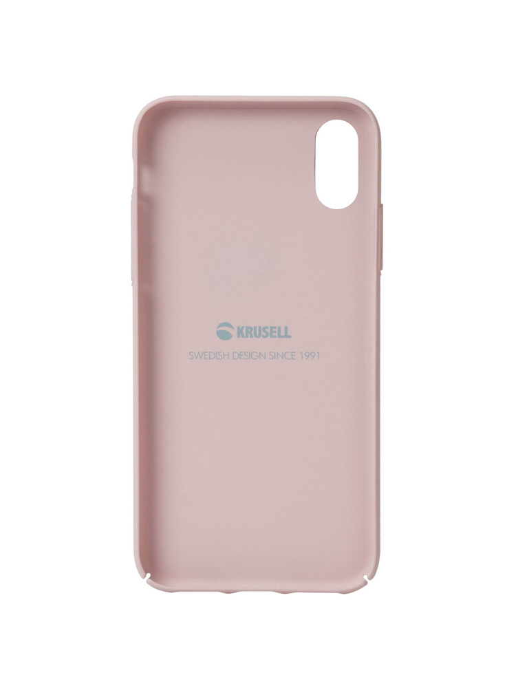 Krusell Sandby Cover Apple iPhone XS dusty pink