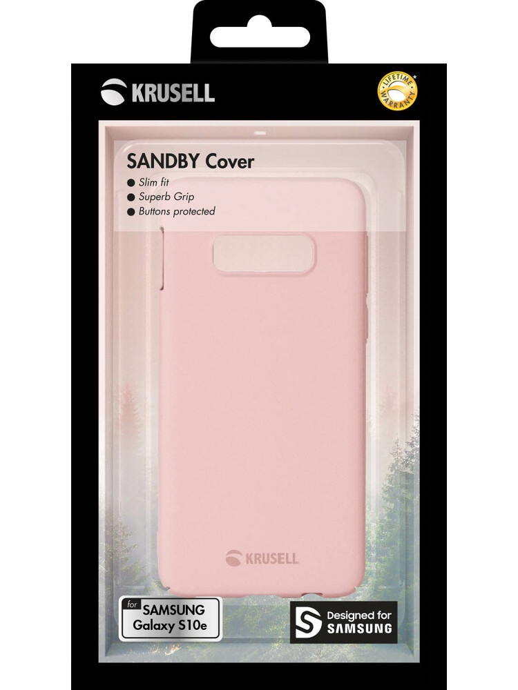 Krusell Sandby Cover Samsung Galaxy S10e dusty pink