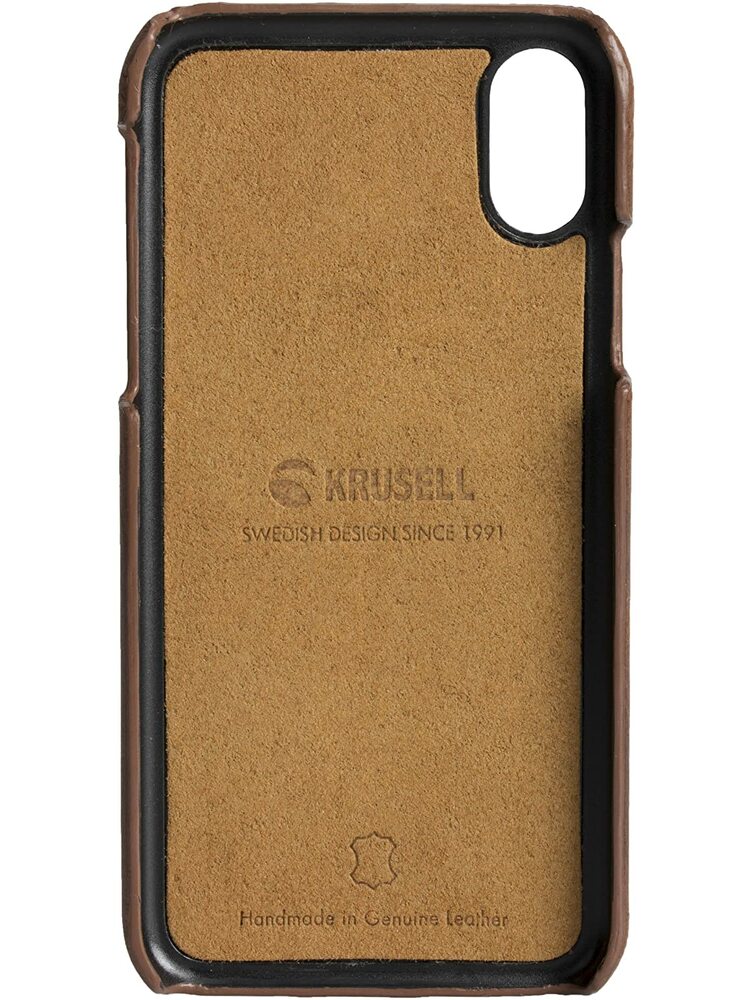 Krusell Sunne 2 Card Cover Apple iPhone X vintage cognac (61104)