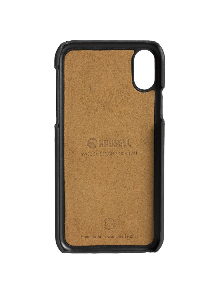 Krusell Sunne 2 Card Cover Apple iPhone XS Max vintage black