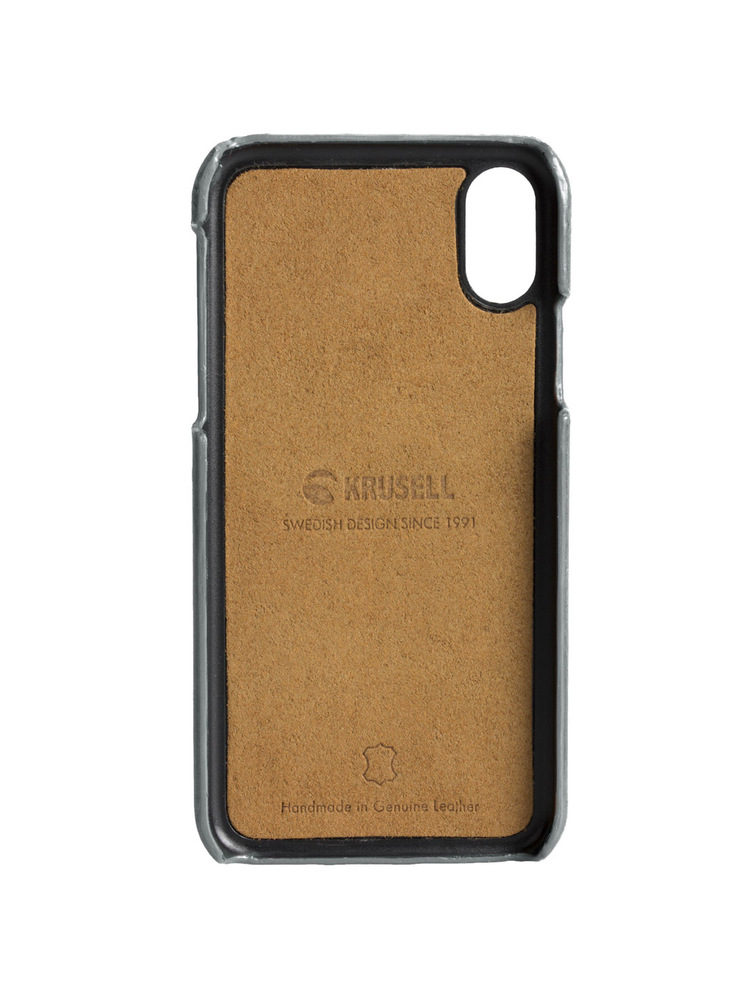 Krusell Sunne 2 Card Cover Apple iPhone XS Max vintage grey
