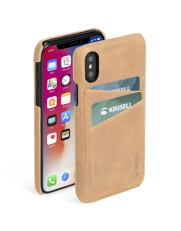 Krusell Sunne 2 Card Cover Apple iPhone XS Max vintage nude