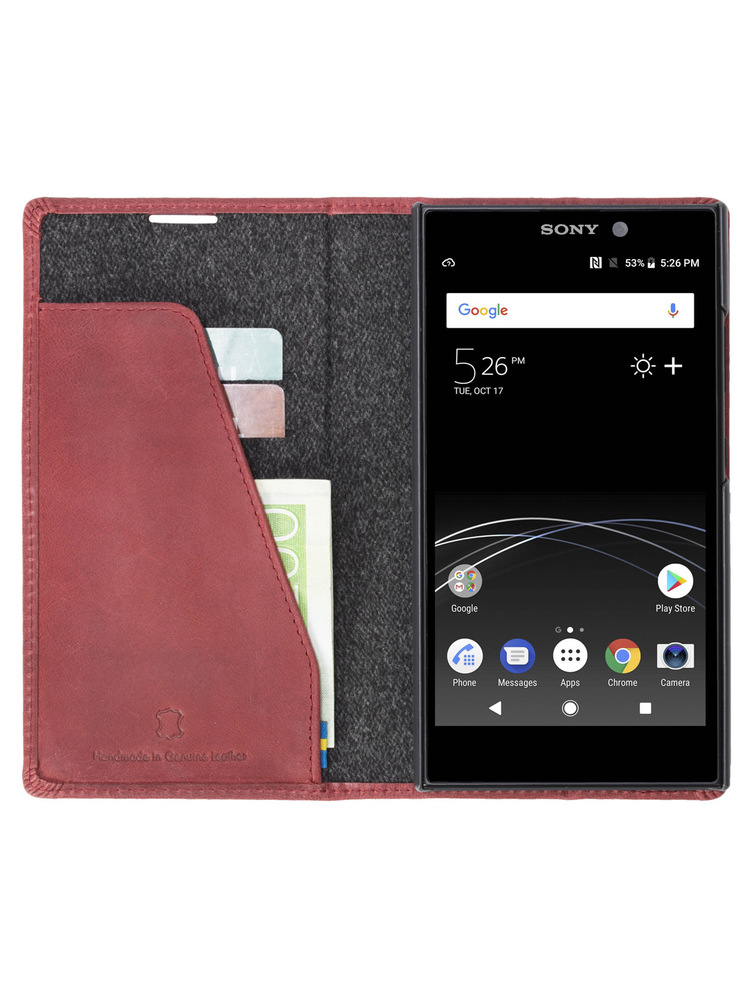 Krusell Sunne 2 Card Foliowallet Sony Xperia L2 vintage red