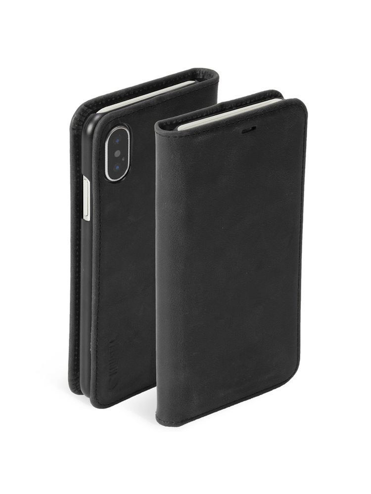 Krusell Sunne 4 Card FolioWallet Apple iPhone XS Max vintage black