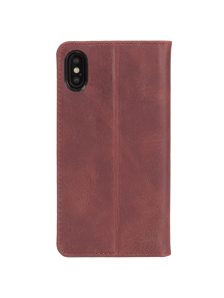 Krusell Sunne 4 Card FolioWallet Apple iPhone XS Max vintage red