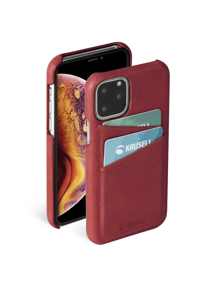 Krusell Sunne CardCover Apple iPhone 11 Pro Max vintage red (61795)