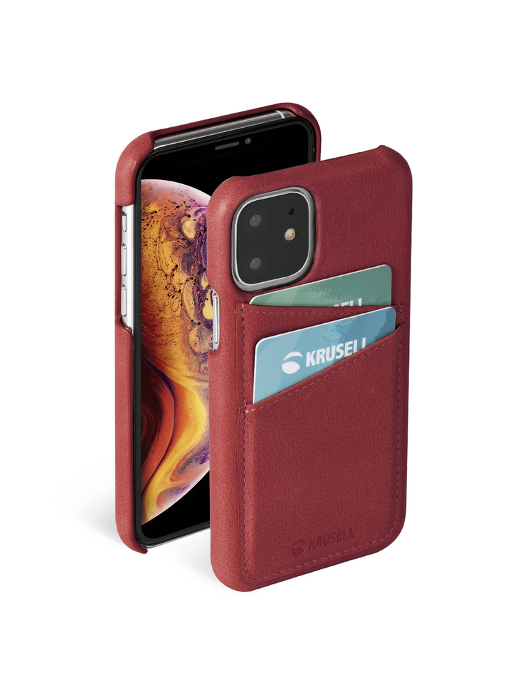 Krusell Sunne CardCover Apple iPhone 11 vintage red (61791)