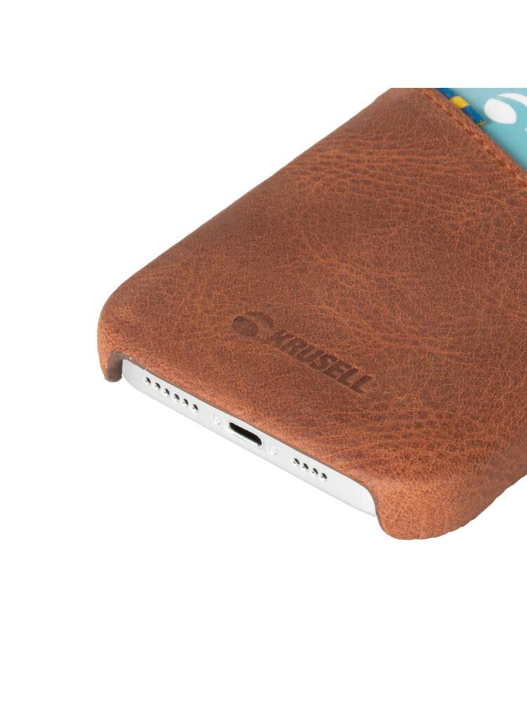 Krusell Sunne CardCover Apple iPhone 12 mini vintage cognac (62154)
