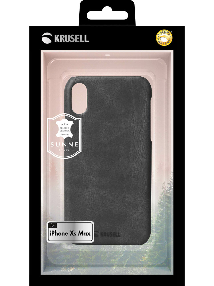 Krusell Sunne Cover Apple iPhone XS Max vintage black