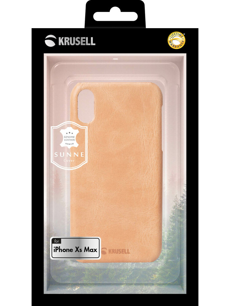 Krusell Sunne Cover Apple iPhone XS Max vintage nude
