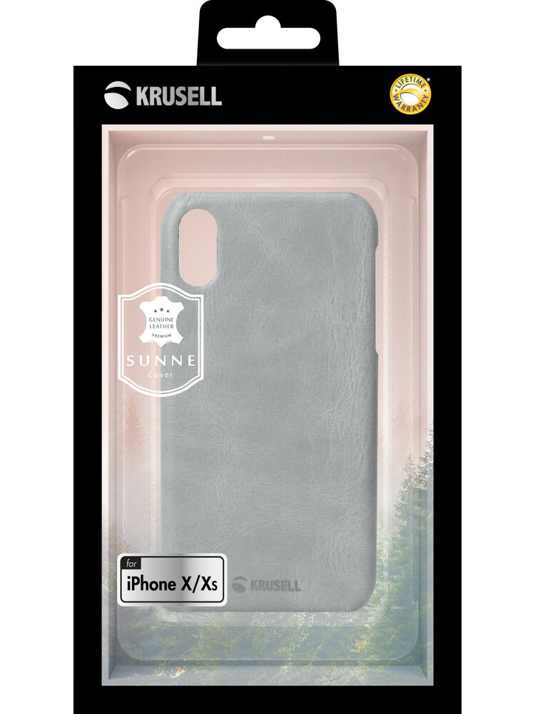 Krusell Sunne Cover Apple iPhone XS vintage grey