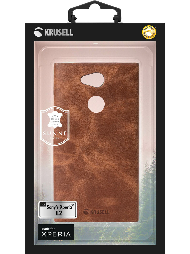 Krusell Sunne Cover Sony Xperia L2 vintage cognac