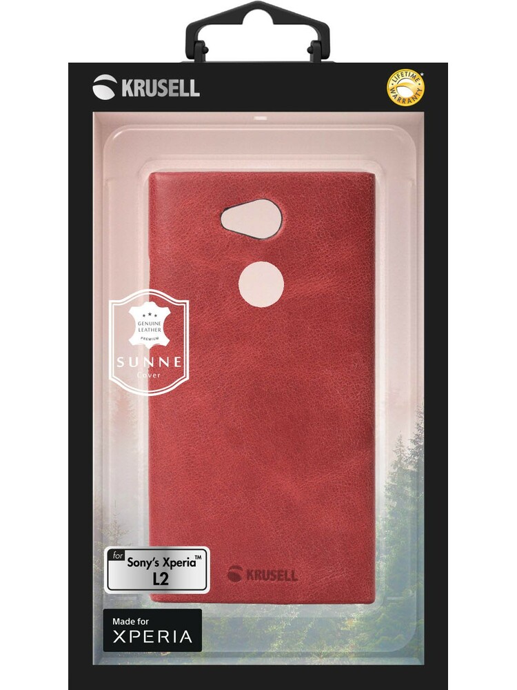 Krusell Sunne Cover Sony Xperia L2 vintage red