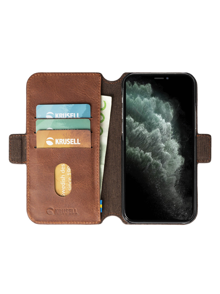 Krusell Sunne PhoneWallet Apple iPhone 12 Pro Max vintage cognac