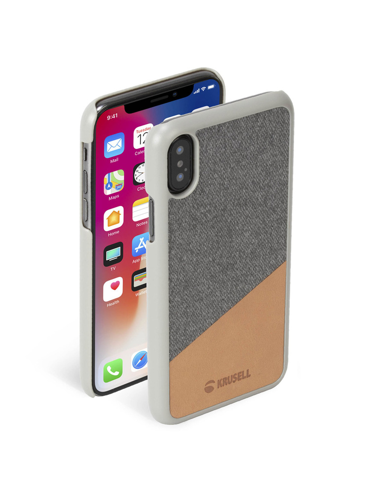 Krusell Tanum Cover Apple iPhone XS nude