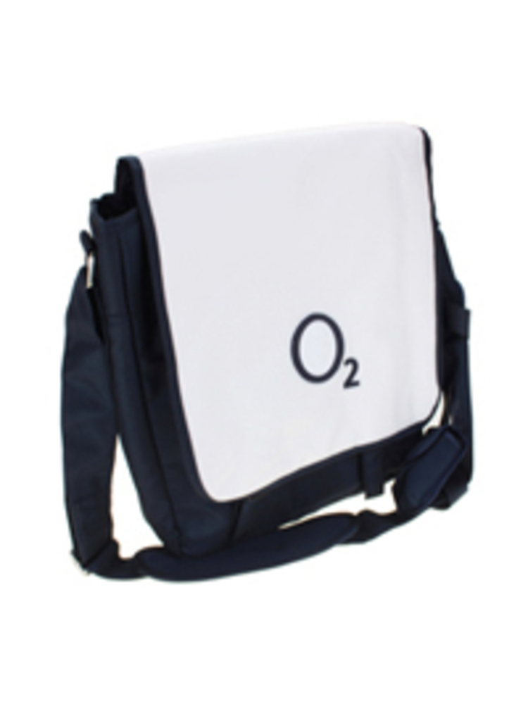 Laptop Bag (O2) 15.4 blue/white