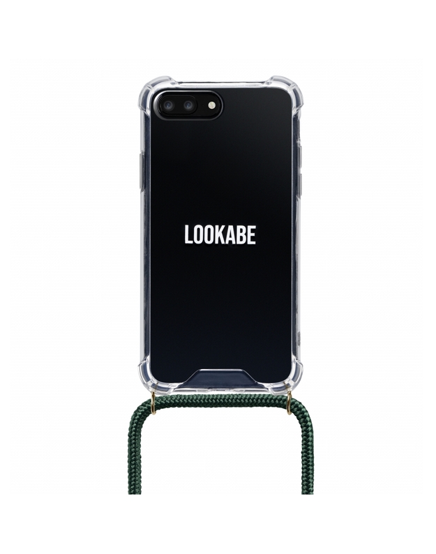 Lookabe Necklace iPhone 7/8+ gold green loo012