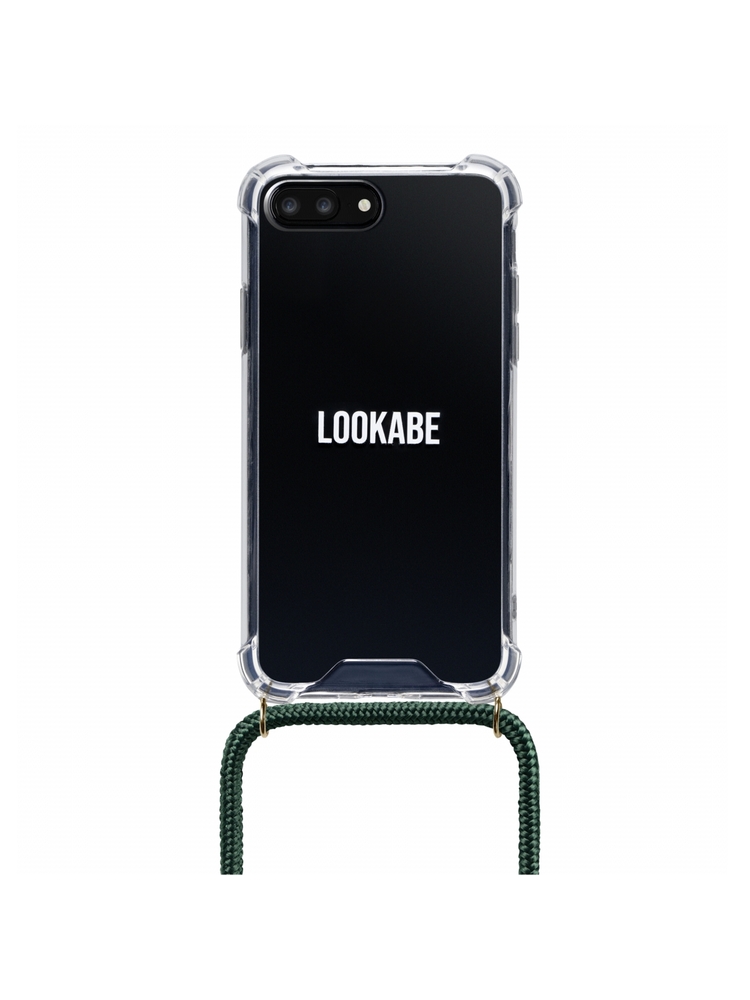 Lookabe Necklace iPhone 7/8+ gold green loo012