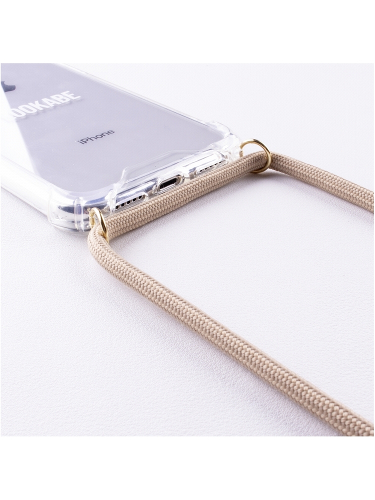 Lookabe Necklace iPhone 7/8+ gold nude loo007