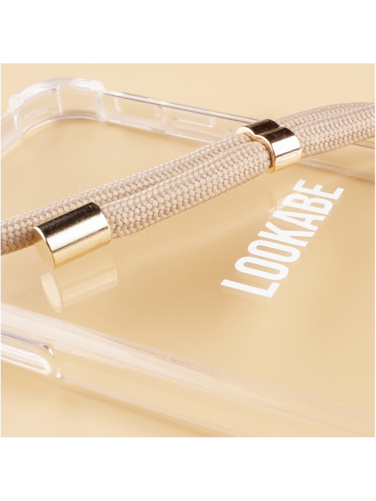 Lookabe Necklace iPhone 7/8+ gold nude loo007