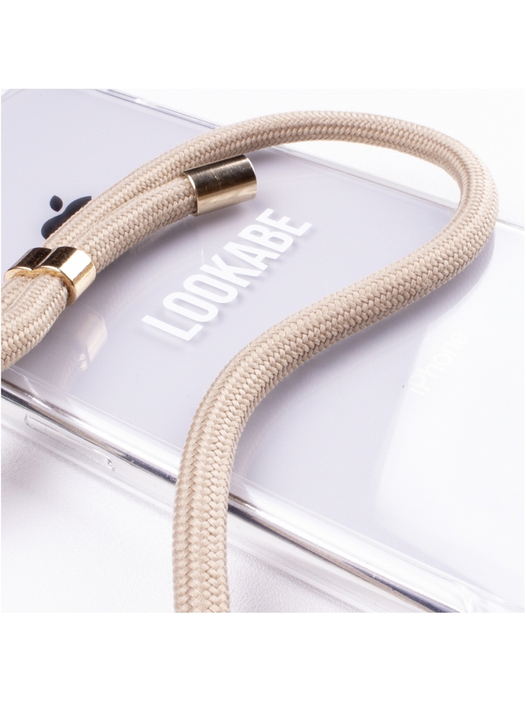 Lookabe Necklace iPhone 7/8+ gold nude loo007