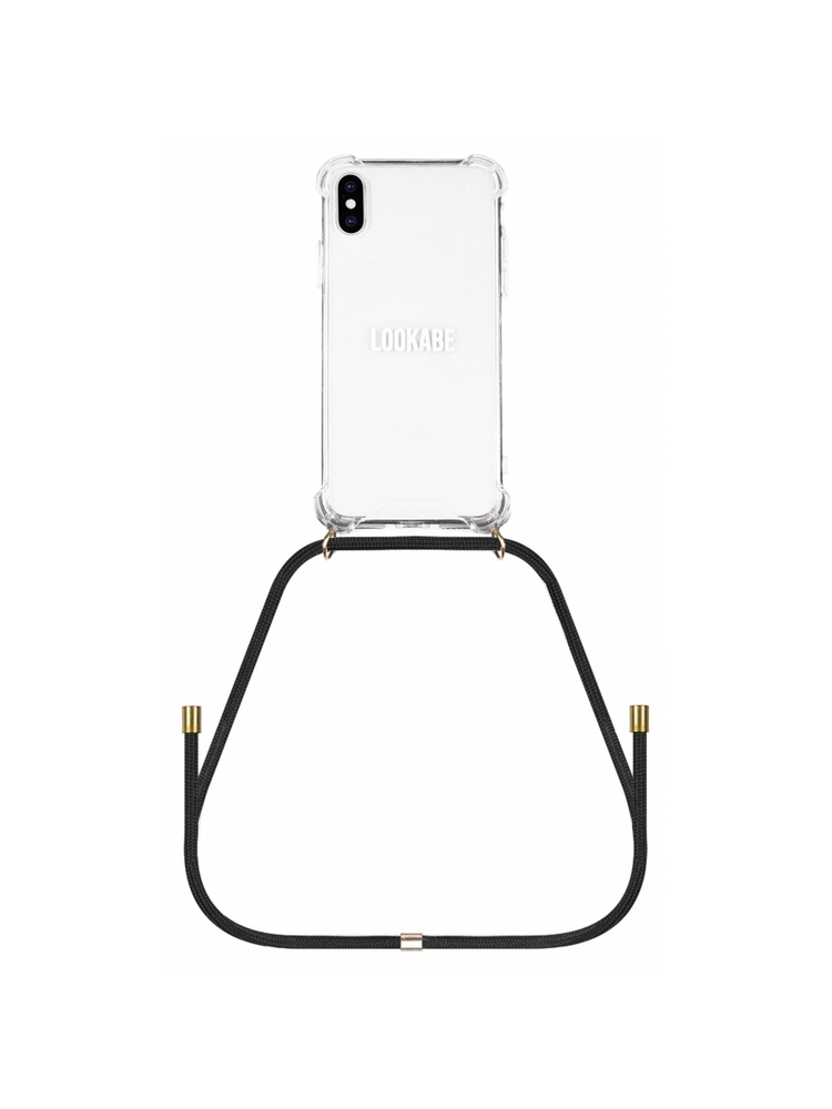 Lookabe Necklace iPhone X/Xs gold black loo003