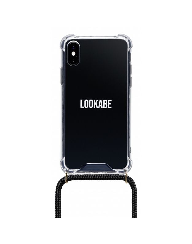 Lookabe Necklace iPhone X/Xs gold black loo003