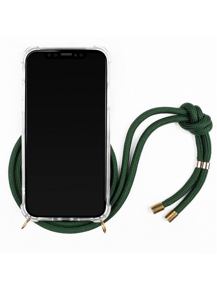 Lookabe Necklace iPhone Xr gold green loo014