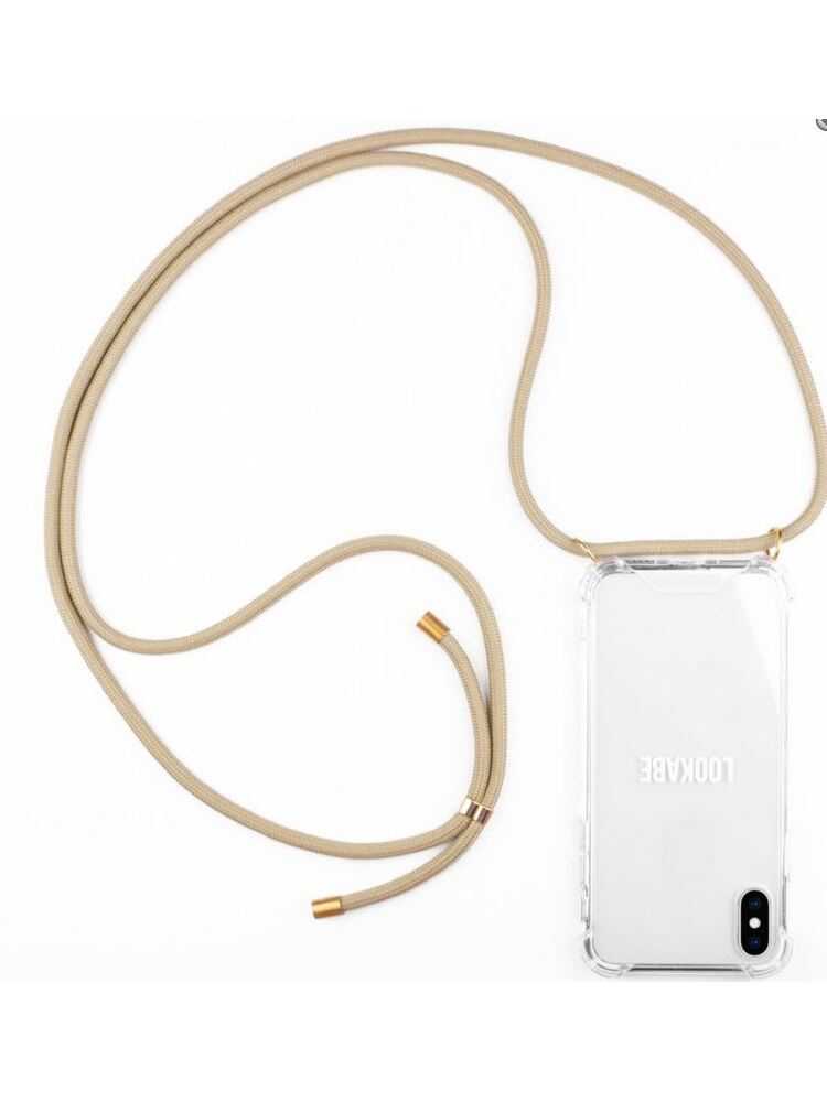 Lookabe Necklace iPhone Xr gold nude loo009