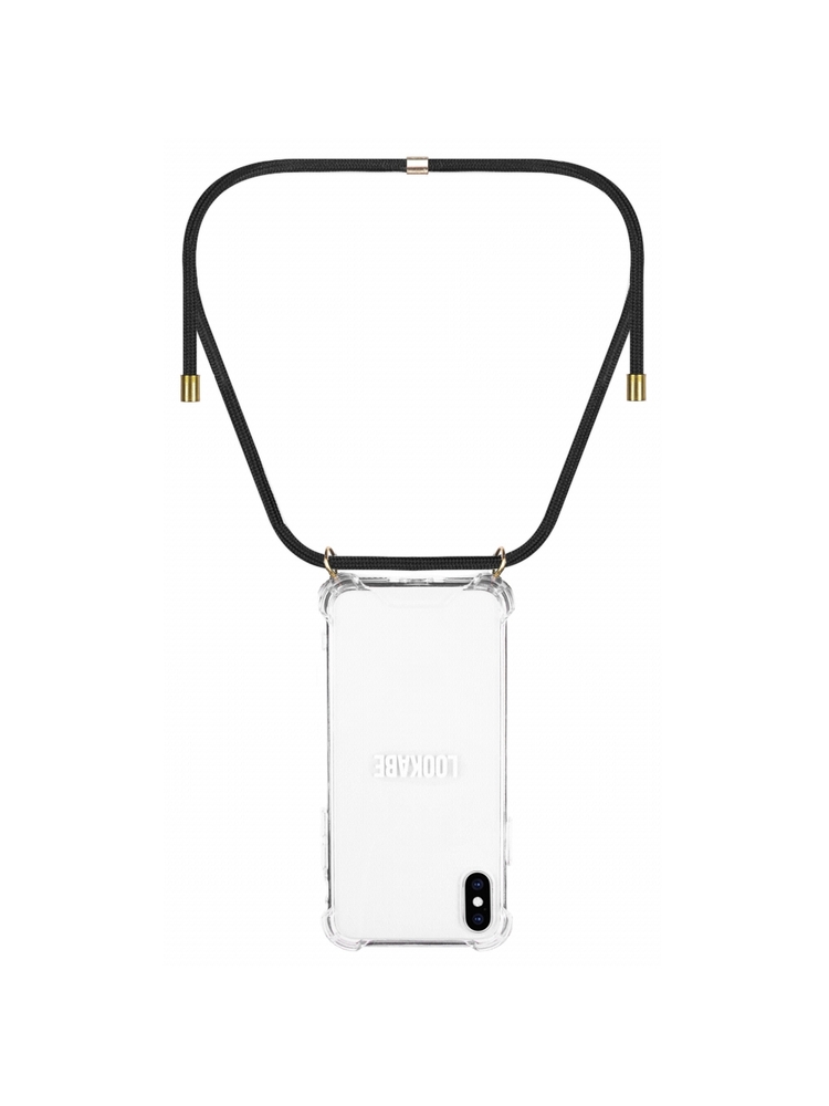 Lookabe Necklace iPhone Xs Max gold black loo005