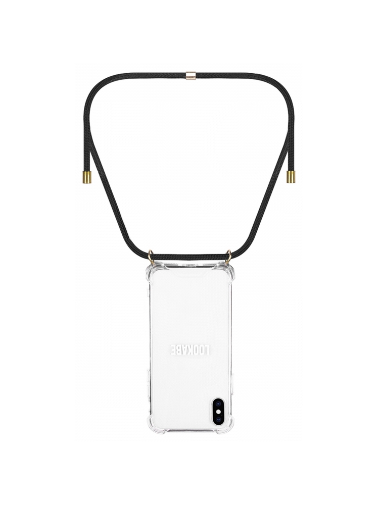 Lookabe Necklace iPhone Xs Max gold black loo005