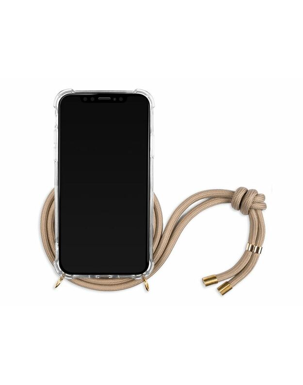 Lookabe Necklace iPhone Xs Max gold nude loo010
