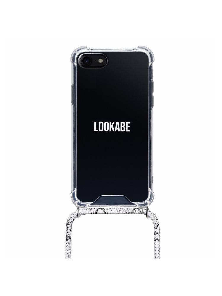 Lookabe Necklace Snake Edition iPhone 7/8 silver snake loo016