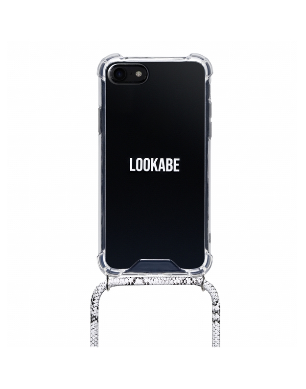 Lookabe Necklace Snake Edition iPhone 7/8+ silver snake loo017