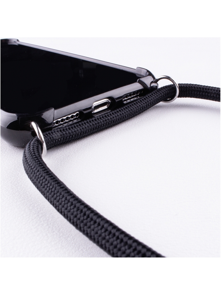 Lookabe Necklace Snake Edition iPhone Xr silver black loo024