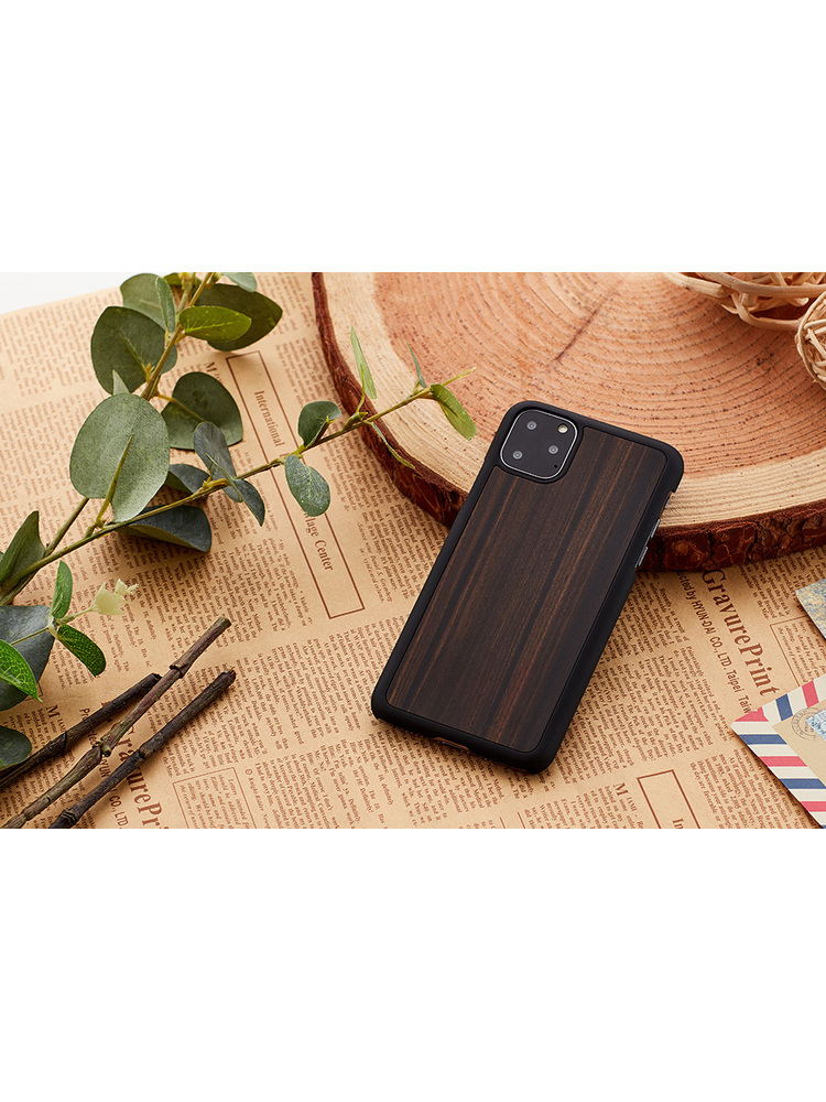 MAN&WOOD SmartPhone case iPhone 11 Pro ebony black