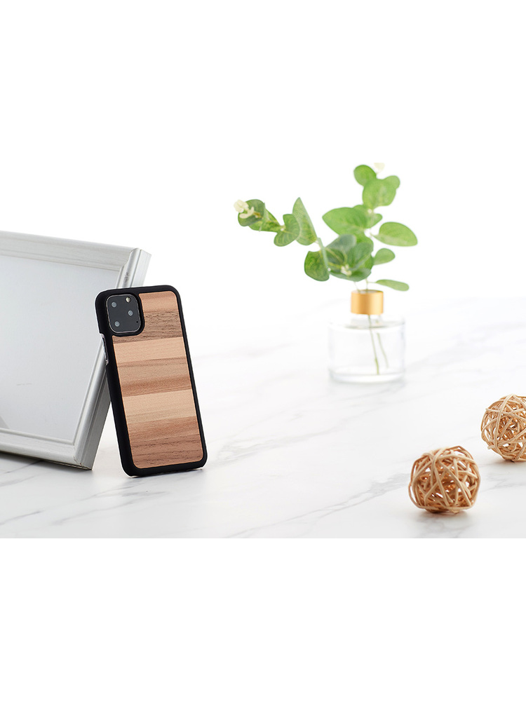 MAN&WOOD SmartPhone case iPhone 11 Pro sabbia black