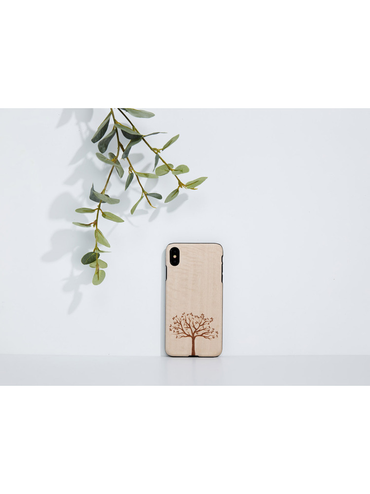 MAN&WOOD SmartPhone case iPhone X/XS apple tree black