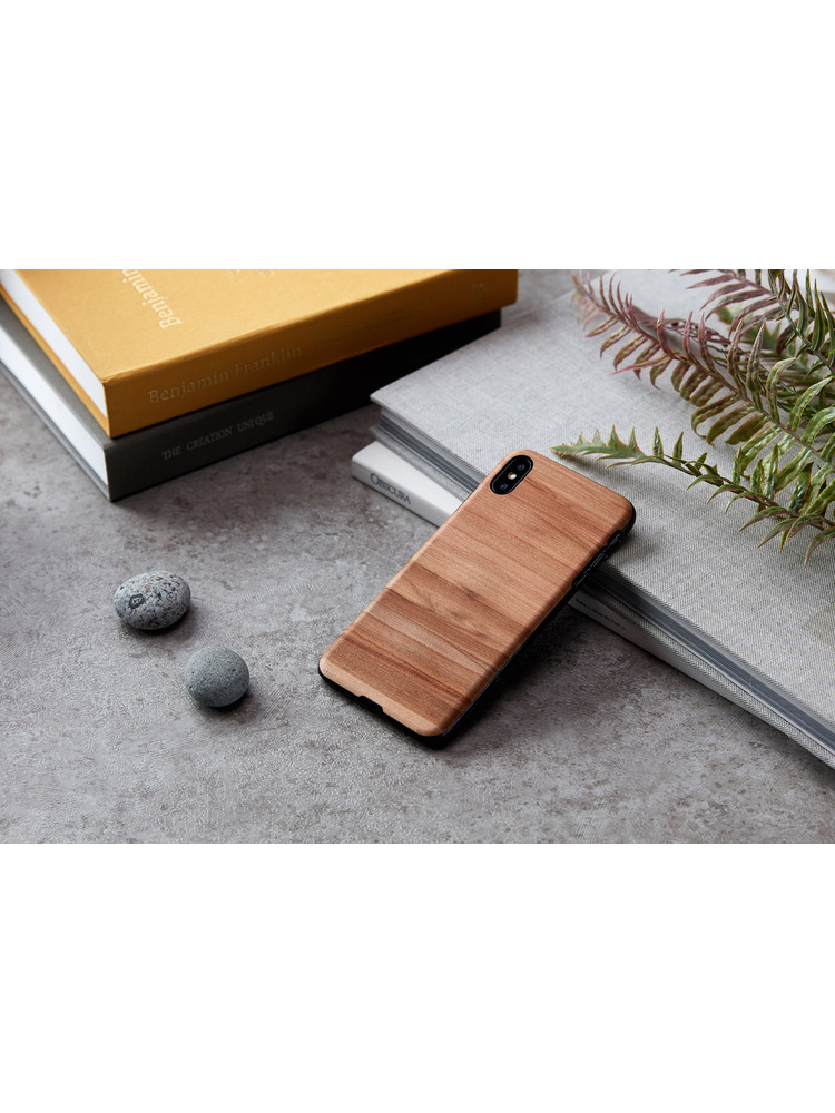 MAN&WOOD SmartPhone case iPhone X/XS cappuccino black