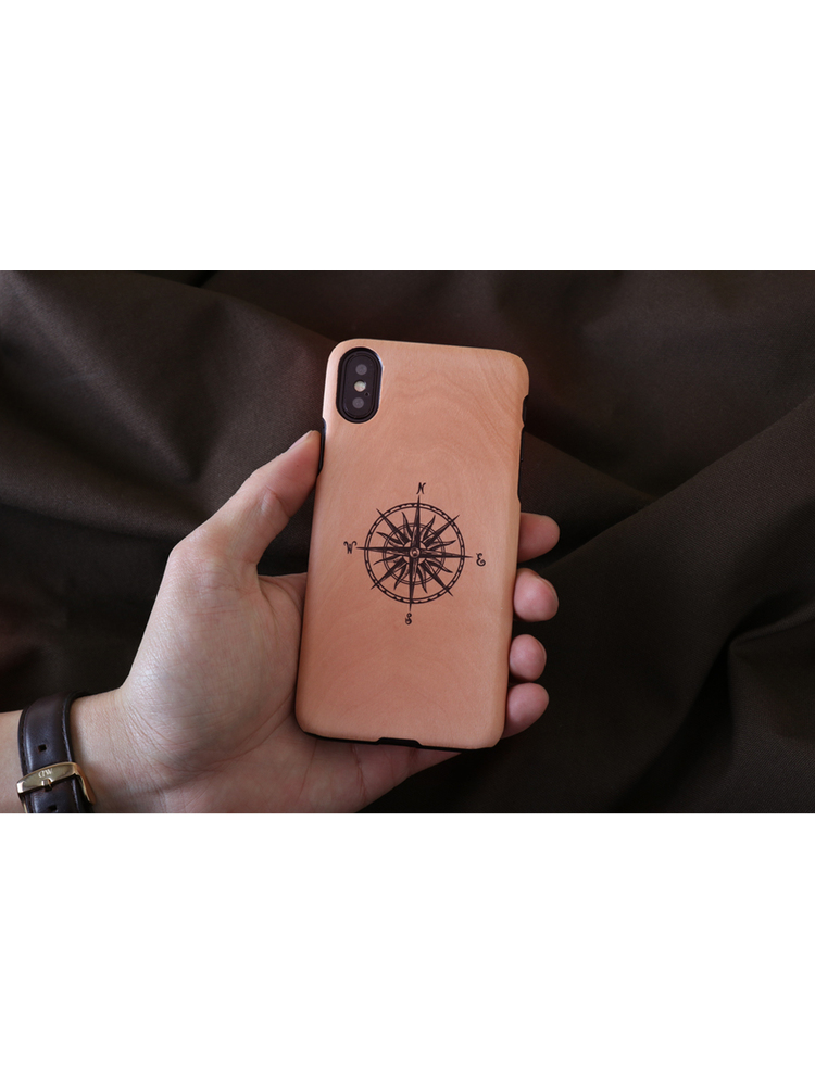 MAN&WOOD SmartPhone case iPhone X/XS compass black