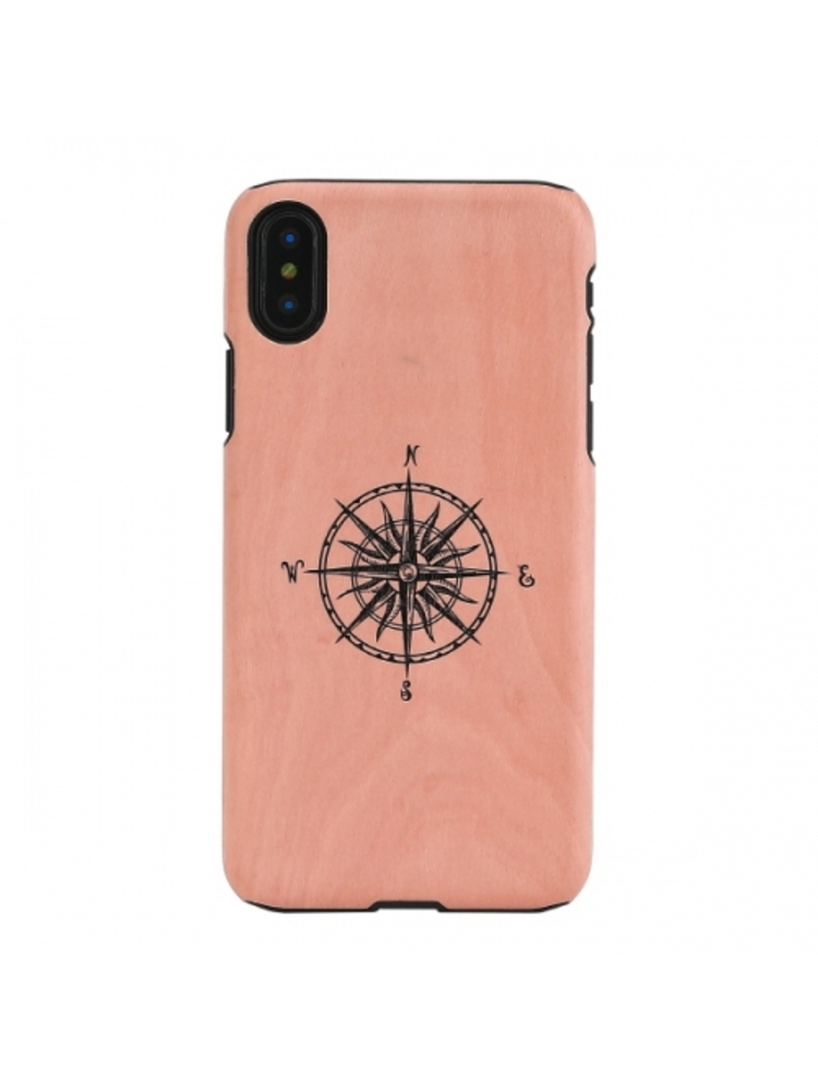 MAN&WOOD SmartPhone case iPhone X/XS compass black