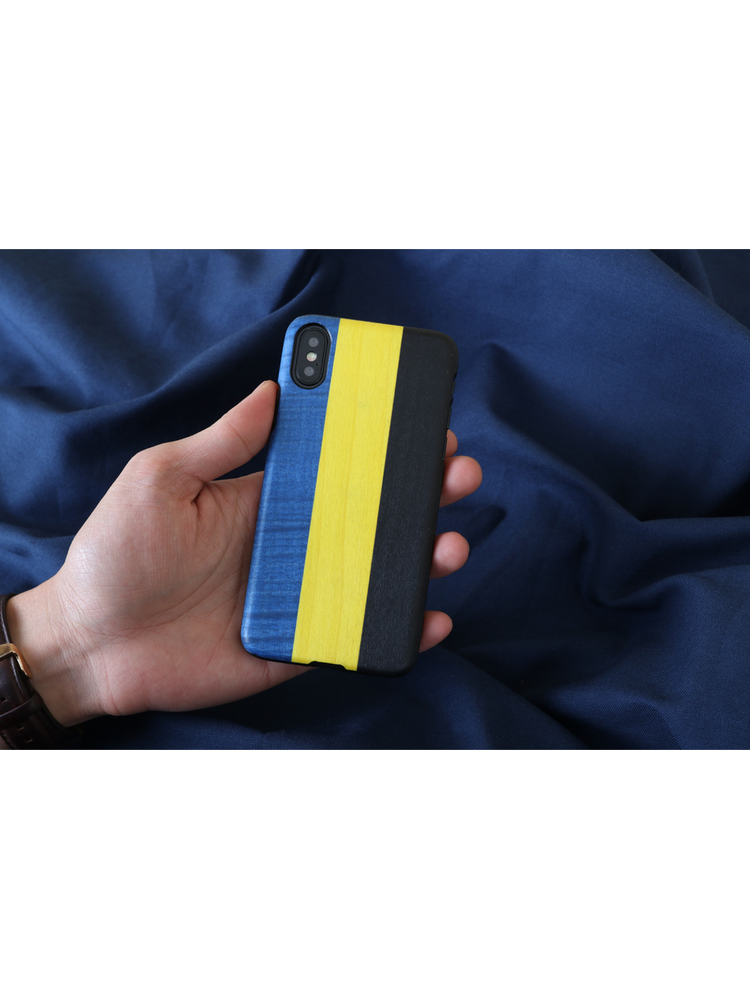 MAN&WOOD SmartPhone case iPhone X/XS dandy blue black