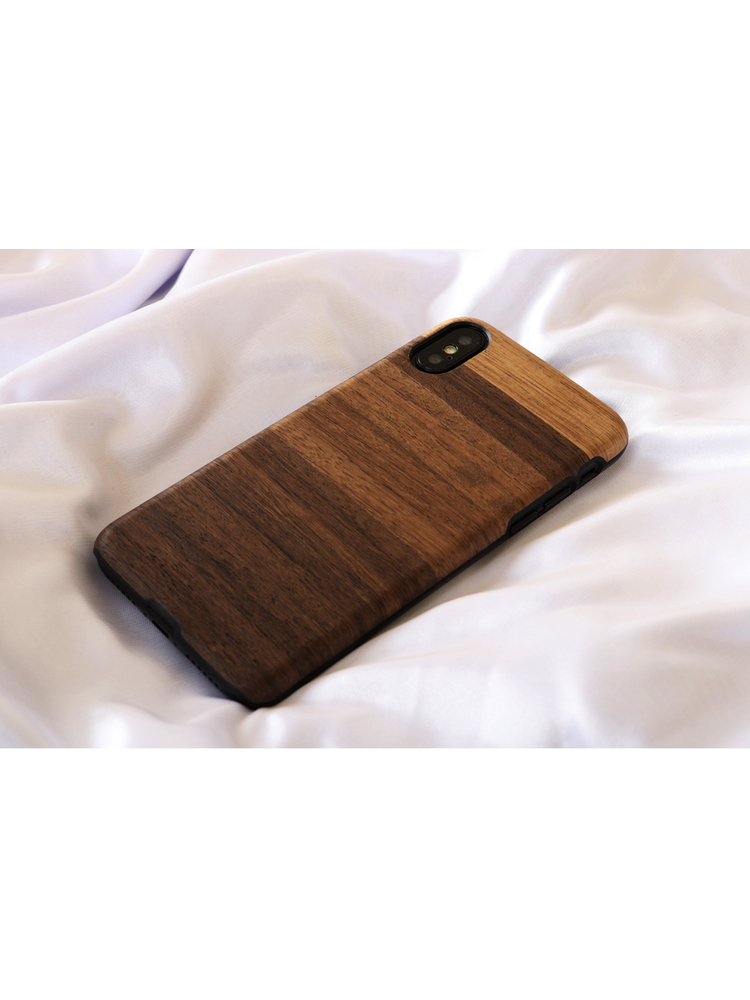 MAN&WOOD SmartPhone case iPhone X/XS fango black