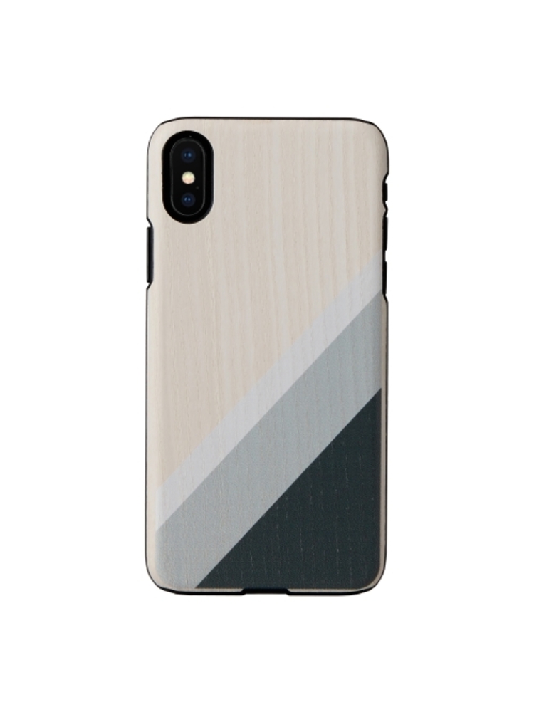 MAN&WOOD SmartPhone case iPhone X/XS gray suit black