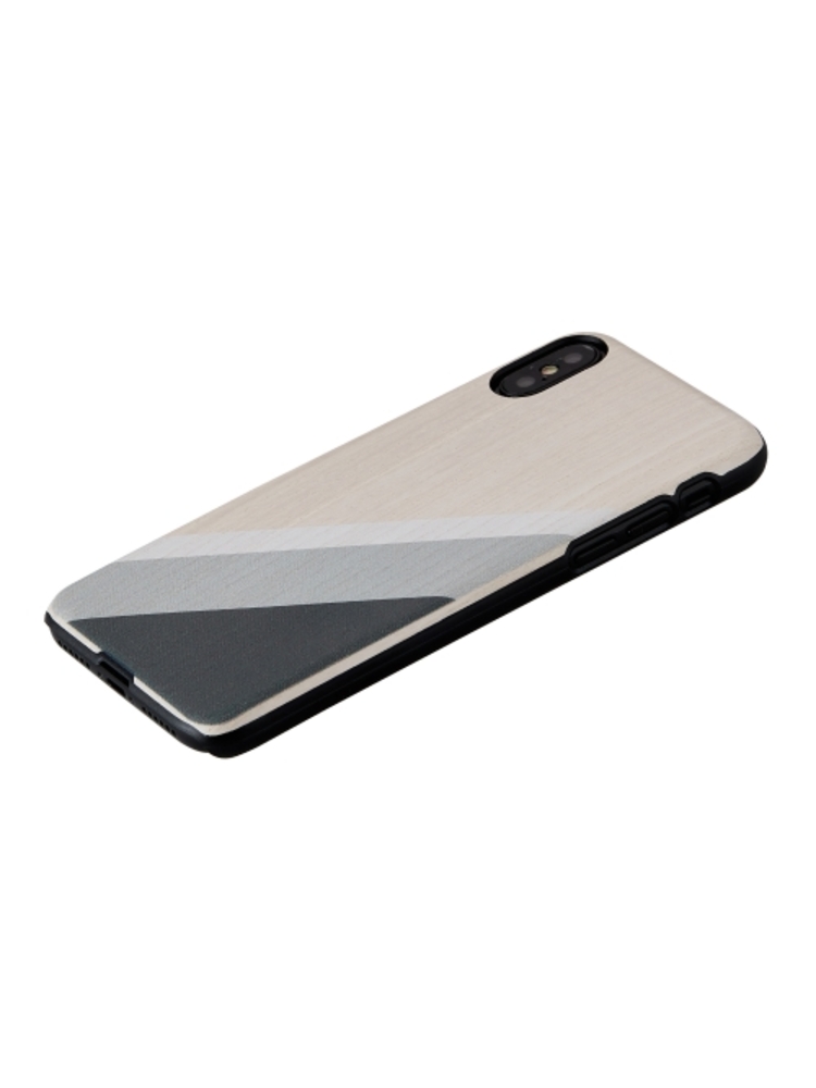 MAN&WOOD SmartPhone case iPhone X/XS gray suit black