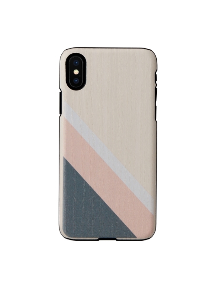 MAN&WOOD SmartPhone case iPhone X/XS pink suit black