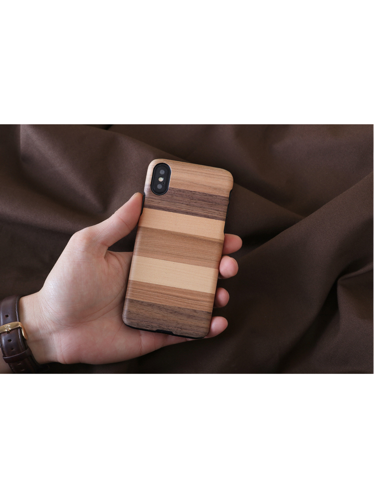 MAN&WOOD SmartPhone case iPhone X/XS sabbia black