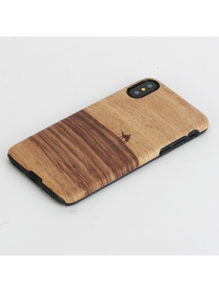 MAN&WOOD SmartPhone case iPhone X/XS terra black