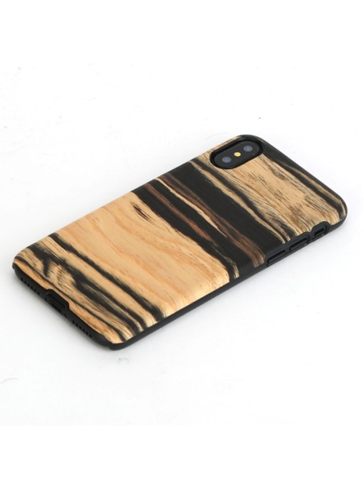 MAN&WOOD SmartPhone case iPhone X/XS white ebony black